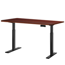 Load image into Gallery viewer, Artiss Standing Desk Electric Height Adjustable Sit Stand Desks Black Walnut-0