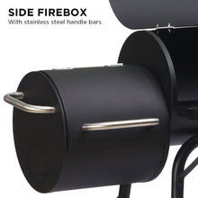 Load image into Gallery viewer, Wallaroo 2-in-1 Outdoor Barbecue Grill & Offset Smoker