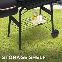 Load image into Gallery viewer, Wallaroo 2-in-1 Outdoor Barbecue Grill & Offset Smoker
