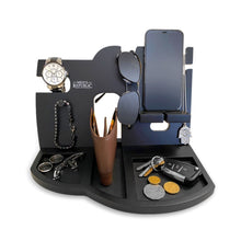 Load image into Gallery viewer, Men's Republic - Docking Station and Nightstand-black finish