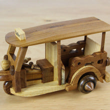 Load image into Gallery viewer, Wooden Tuk Tuk Taxi scooter Toy