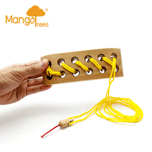 Load image into Gallery viewer, Brain teaser String 3D puzzle, untangle the mouse challenge, wood brain teaser, 3D puzzle