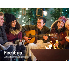 Load image into Gallery viewer, Fire Pit Outdoor Heater Charcoal Rustic Burner Steel Fireplace 70CM-4
