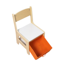 Load image into Gallery viewer, BoPeep Kids Table and Chairs Set Storage Box Toys Play Desk Wooden Study.