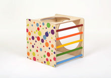 Load image into Gallery viewer, Triangle Climbing Cube With Ramp Montessori Toddler Indoor Outdoor Ladder Gym, Rock Wall Ramp slide, Climbing Arch.