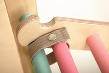 Load image into Gallery viewer, Triangle Climbing Cube With Ramp Montessori Toddler Indoor Outdoor Ladder Gym, Rock Wall Ramp slide, Climbing Arch.