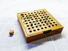 Load image into Gallery viewer, Snakes and Ladders - wooden board game, family game for kids, table game