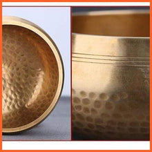 Load image into Gallery viewer, Singing bowl Nepalese Tibetan genuine 592g bowl 12 cm size includes genuine wand