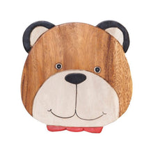 Load image into Gallery viewer, Children's Wooden Stool BEAR Chair Toddlers Step sitting Stool-sold out-see other listings