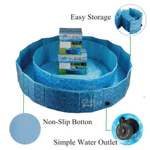 Load image into Gallery viewer, L Dog Swimming Pool Pet Chill Out Plastic Puppy Bath Splash Fun All For Paws-3