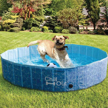 Load image into Gallery viewer, L Dog Swimming Pool Pet Chill Out Plastic Puppy Bath Splash Fun All For Paws-4