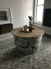 Load image into Gallery viewer, WHITE WASH COFFEE TABLE (THE PAMELA)