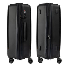 Load image into Gallery viewer, Olympus 3PC Astra Luggage Set Hard Shell Suitcase - Obsidian Black