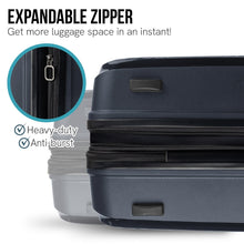 Load image into Gallery viewer, Olympus 3PC Astra Luggage Set Hard Shell Suitcase - Aegean Blue