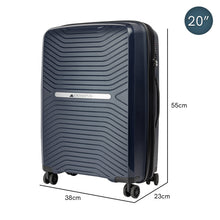 Load image into Gallery viewer, Olympus 3PC Astra Luggage Set Hard Shell Suitcase - Aegean Blue