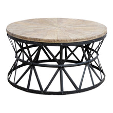 Load image into Gallery viewer, CAST IRON ROUND COFFEE TABLE HANDMADE M4056