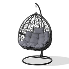 Load image into Gallery viewer, Outdoor Hanging Swing Chair - Black-4