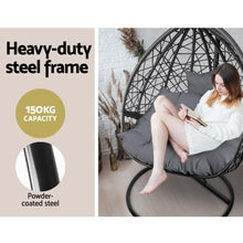 Load image into Gallery viewer, Outdoor Hanging Swing Chair - Black-1