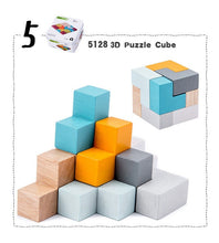 Load image into Gallery viewer, Set 12 -TWELVE different Puzzle Educational Games for Travel in closable Tin Can.