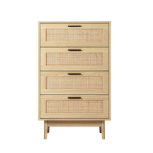 Load image into Gallery viewer, Rattan Bedroom Package | 2 x Bedside Tables with Drawer & Tallboy With 4 Drawers-11
