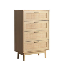 Load image into Gallery viewer, Rattan Bedroom Package | 2 x Bedside Tables with Drawer & Tallboy With 4 Drawers-12