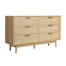 Load image into Gallery viewer, Rattan Bedroom Package | 2 x Bedside Tables with Drawer & Tallboy With 6 Drawers-6