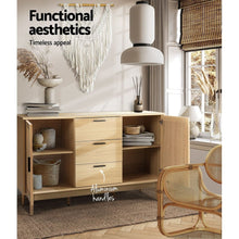 Load image into Gallery viewer, Rattan Large Buffet Sideboard Cabinet-6