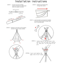 Load image into Gallery viewer, Teepee canvas Wigwam Tent Cubby House Small Medium sized for kids indoor -Pink-135 cm Size