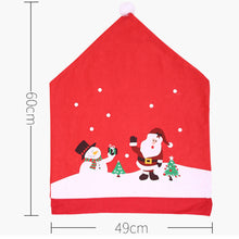Load image into Gallery viewer, Christmas Chair seat Covers Decoration Xmas Dinner Party Santa Gift-Large Chair deco.