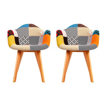 Load image into Gallery viewer, Set of 2 Fabric Dining Chairs-2