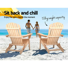 Load image into Gallery viewer, Set of 2 Patio Furniture Outdoor Wooden Chairs - Beach-6