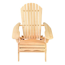 Load image into Gallery viewer, Set of 2 Patio Furniture Outdoor Wooden Chairs - Beach-2