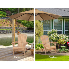 Load image into Gallery viewer, Set of 2 Patio Furniture Outdoor Wooden Chairs - Beach-8