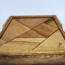 Load image into Gallery viewer, Logic Tangram Wooden Puzzle Game 7 pieces