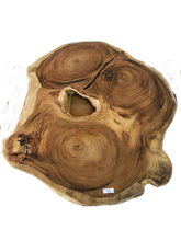 Load image into Gallery viewer, Wood Round Coffee Table, generous 95cm across one of kind 100% unique designed by nature