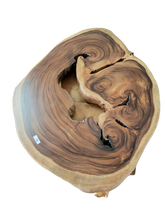 Load image into Gallery viewer, Wood Round Coffee Table, generous 95cm across one of kind 100% unique designed by nature