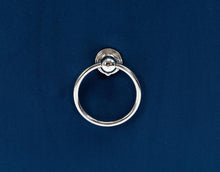 Load image into Gallery viewer, Cubix Blue Fabric Storage Ottoman Tufted Blanket Box Foot Stool Studs and Rings