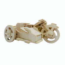 Load image into Gallery viewer, Kids model kit Motor Bike kit model craft DIY-with sidecar and paint set included