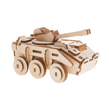 Load image into Gallery viewer, Tank model built it yourself Ply Wood craft kit- set of 2 (TWO) plus paints set