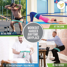 Load image into Gallery viewer, Fabric Resistance Booty Bands Set of 3 Non-Slip Booty Bands Same Sizes