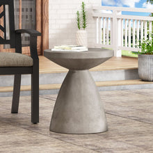 Load image into Gallery viewer, Outdoor furniture Tablua Australia Coffee Table Round Large Side Table 45 CM wide 51cm height Grey
