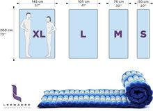 Load image into Gallery viewer, Thai Roll Up Day bed or Camping Mattress - Queen size 155 cm x 200 cm  Blue
