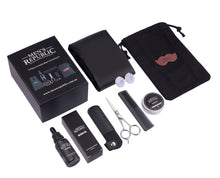 Load image into Gallery viewer, Men&#39;s Republic 6pc Beard Grooming Kit with Bag and Apron-Fathers Day Gift
