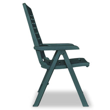 Load image into Gallery viewer, 7 Piece Outdoor Dining Set Plastic Green
