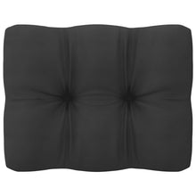 Load image into Gallery viewer, 11 Piece Garden Lounge Set with Cushions Black Solid Pinewood
