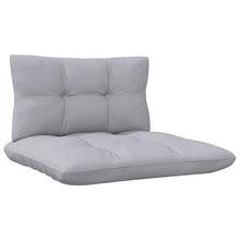Load image into Gallery viewer, 3 Piece Garden Lounge Set with Grey Cushions Solid Pinewood
