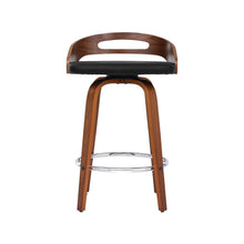 Load image into Gallery viewer, Artiss 4x Bar Stools Swivel Dining Chairs Low Back Counter Seat PU Cushion
