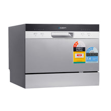 Load image into Gallery viewer, Devanti 6 Place Settings Benchtop Dishwasher Sliver
