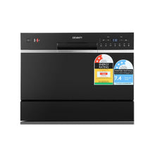 Load image into Gallery viewer, Devanti 6 Place Settings Benchtop Dishwasher Black
