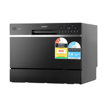 Load image into Gallery viewer, Devanti 6 Place Settings Benchtop Dishwasher Black

